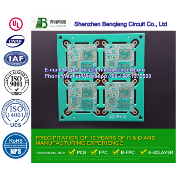 China Fast Printed Circuit Board Manufacturer Multilayer PCB Board with Gold Fingers